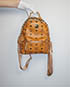 Mini Stark Backpack, &pound;350, Handbags, Tan, Canvas, Front view